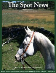 Amber Hruska with Rozee O'Primo - Arizona Appaloosa Association