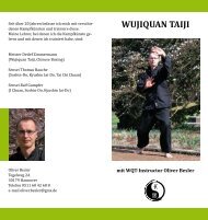 WUJIQUAN TAIJI - Praxis für Physiotherapie und Osteopathie