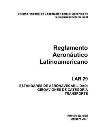 Reglamento AeronÃ¡utico Latinoamericano - ICAO