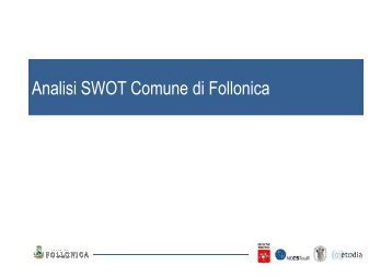 Analisi SWOT Follonica - Comune di Follonica