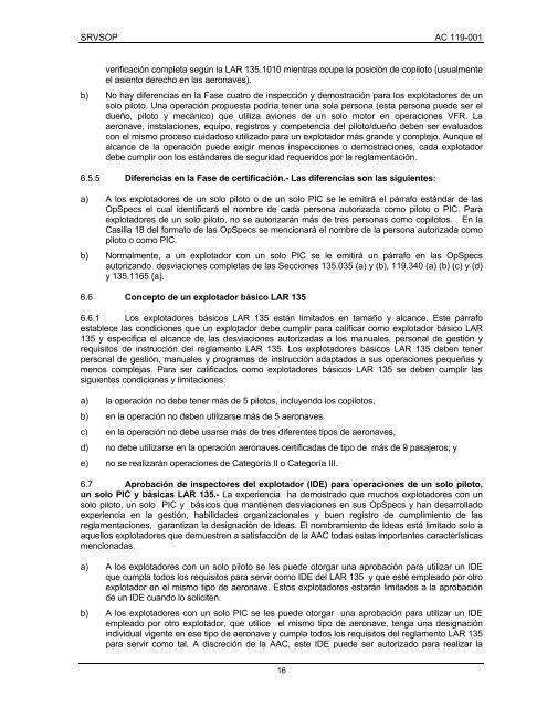 CIRCULAR DE ASESORAMIENTO - ICAO