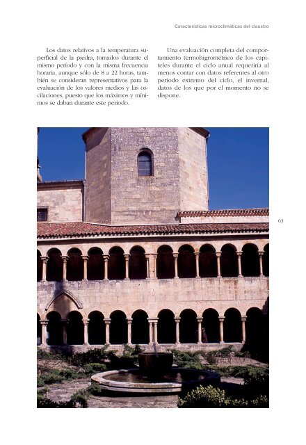 Estudio microclimático del Claustro del Monasterio ... - Divulgameteo