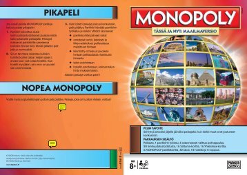 PIKAPELI NOPEA MONOPOLY - Hasbro