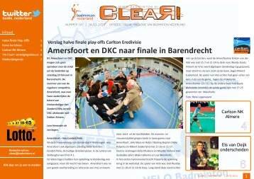 Amersfoort en DKC naar finale in Barendrecht - Badminton Nederland