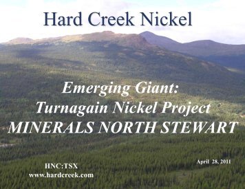 Turnagain Nickel Project PDF - Minerals North