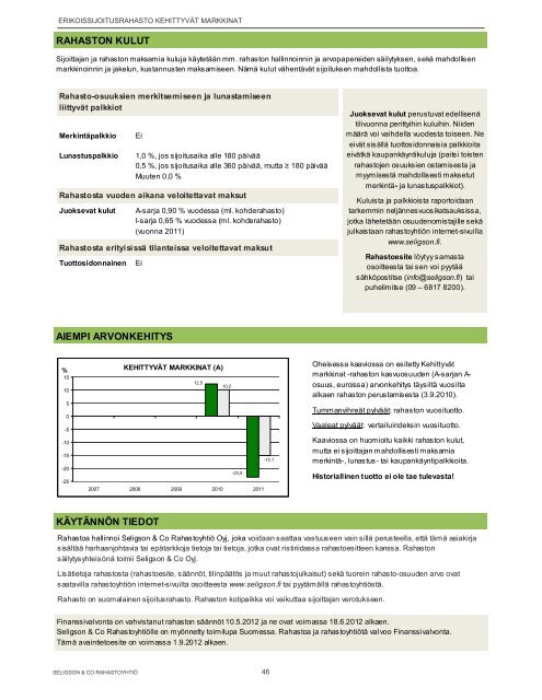 Rahastoesite 1.9.2012 - Seligson & Co