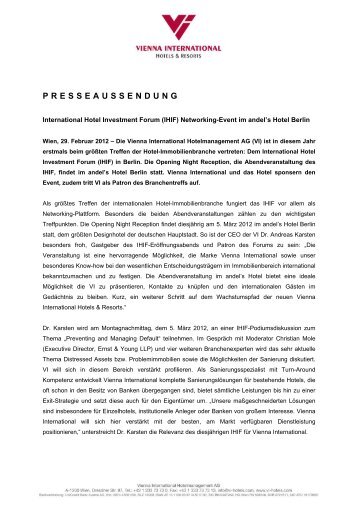 PRESSEAUSSENDUNG