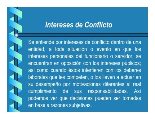 MANTENER INTERESES DE CONFLICTO - Imarpe