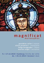 magnificat - Helge Burggrabe