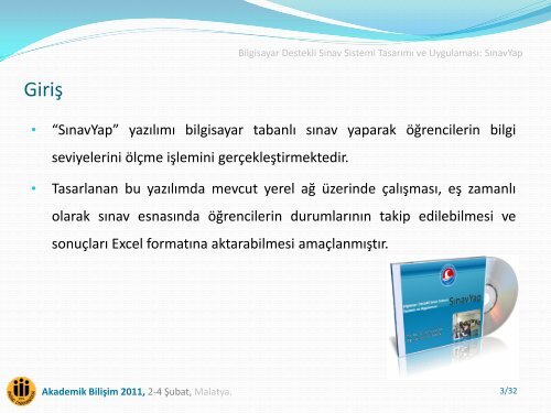 SÄ±nav BankasÄ± - Akademik BiliÅim KonferanslarÄ±