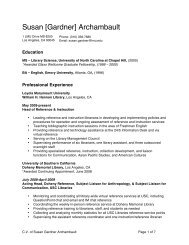 to read my CV - William H. Hannon Library - Loyola Marymount ...