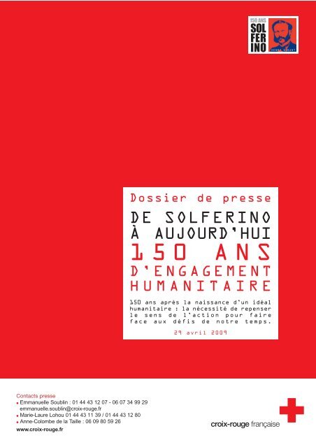 DP 150 ans engagement.pdf - Croix-Rouge franÃ§aise