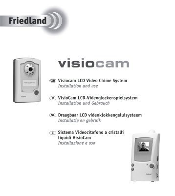VisioCam LCD Video Chime System - Friedland