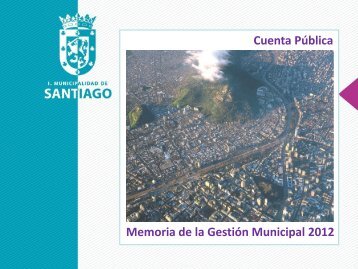 Cuenta PÃºblica 2012 - Intranet Municipal - Municipalidad de santiago