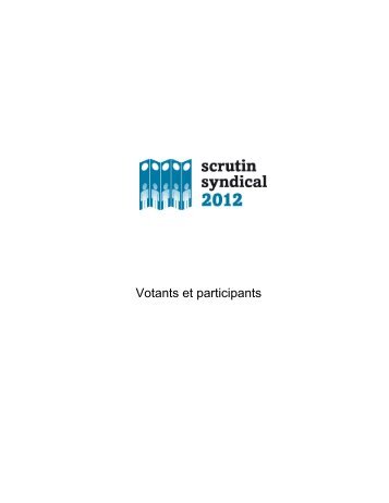 Votants et participants - Sqc.ca