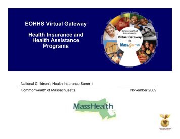 EOHHS Virtual Gateway Health Insurance and Health Assistance ...