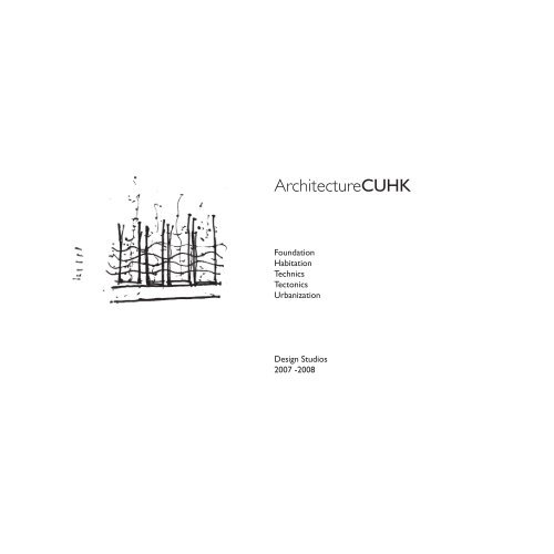 Studio Booklet - School of Architecture