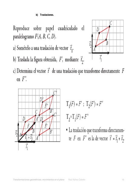 Movimientos en el plano - Publicatuslibros.com