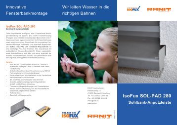 IsoFux SOL-PAD 280 - Ranit.de