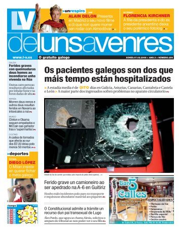 Os pacientes galegos son dos que máis tempo están hospitalizados