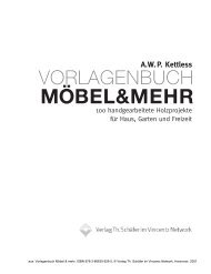 aus: Vorlagenbuch Möbel & mehr, ISBN 978-3-86630 ... - Holzwerken