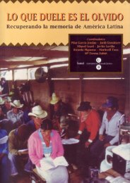 Lo que duele es el olvido: recuperando la memoria de AmÃ©rica Latina