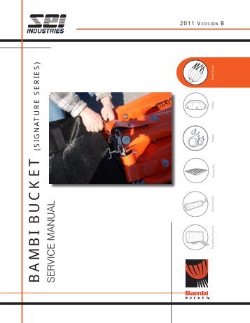 Bambi Bucket Service Signature Manual - SEI Industries Ltd.