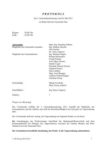 3. Gemeinderatsprotokoll (140 KB) - .PDF - Gemeinde Oetz