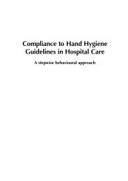 Compliance to Hand Hygiene Guidelines in Hospital Care. A ...