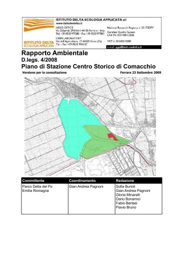 Rapporto Ambientale - Provincia di Ferrara