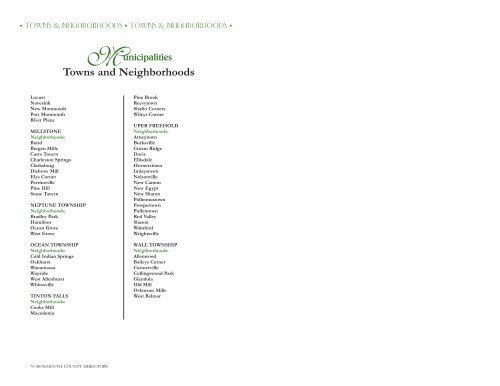 10 TABLE CONTENTS pgs I-X new.qxp - Monmouth County