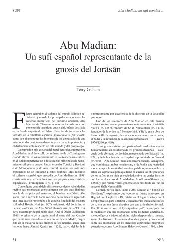 Abu Madian: - La Orden Sufí Nematollahi