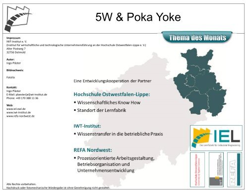 Impressum IWT-Institut e. V. (Institut fÃ¼r wirtschaftliche und ...