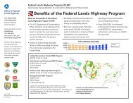 FLHP Overview - Western Federal Lands Highway Division - U.S. ...