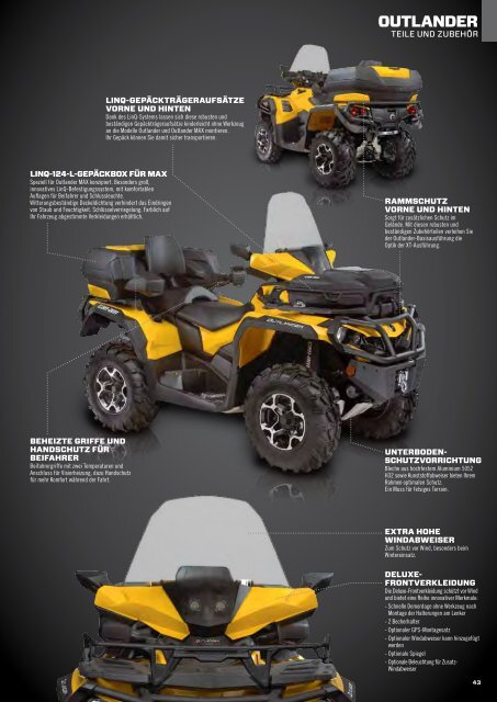 Can-Am Outlander - Zweirad Voit