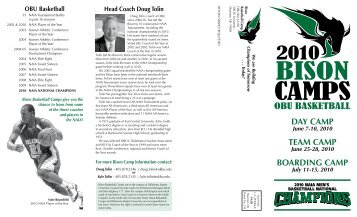 Bison Camps - Oklahoma Baptist University Athletics