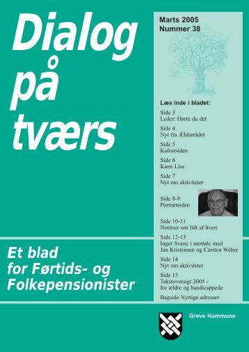 Et blad for Førtids- og Folkepensionister - Greve Kommune