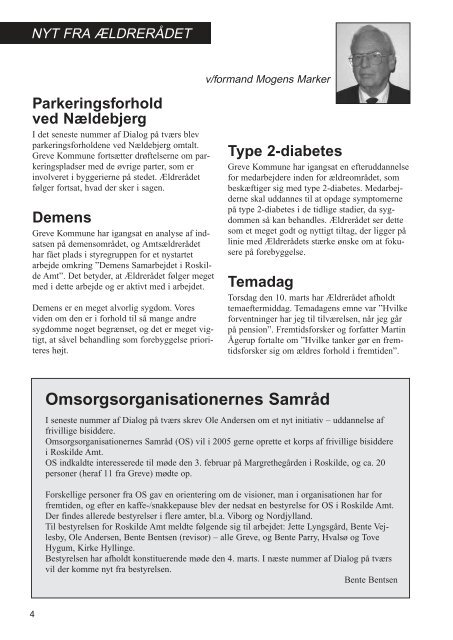 Et blad for Førtids- og Folkepensionister - Greve Kommune
