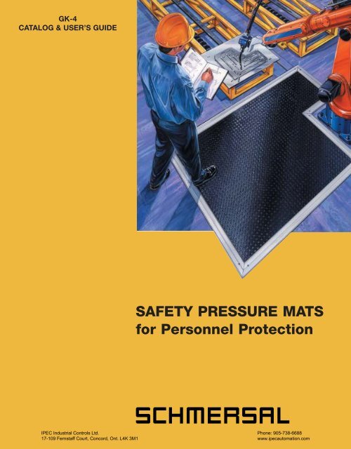 SAFETY PRESSURE MATS for Personnel Protection