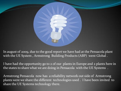 Armstrong World Industries, Inc. Pensacola, Florida ... - UE Systems