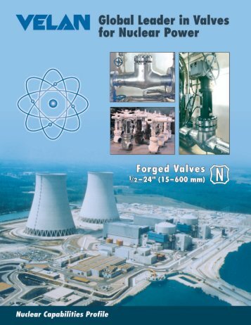 Velan : Global Leader in Valves for Nuclear Power - Rencor Controls