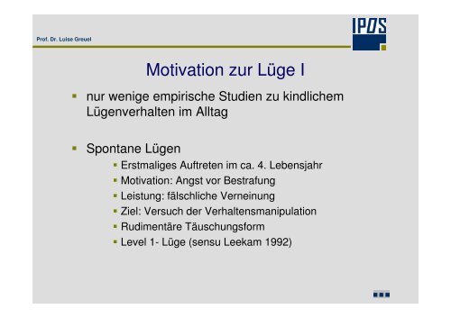 Download der PrÃ¤sentation von Frau Prof. Dr. Greuel - BDP ...