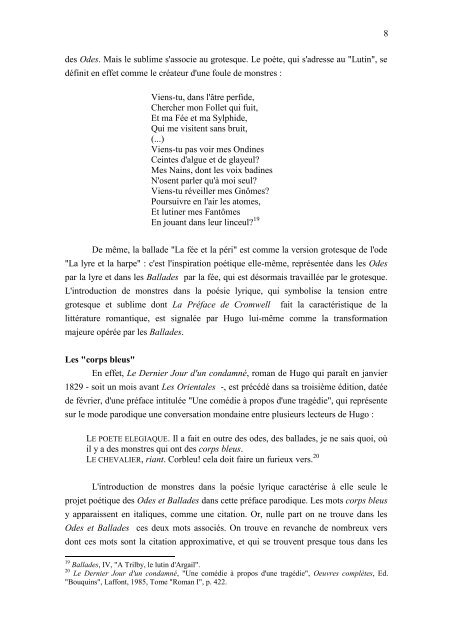"Des Odes et Ballades aux Orientales ,vers une libre ... - Groupe Hugo