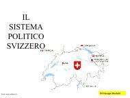 IL SISTEMA POLITICO SVIZZERO - SPAI Mendrisio