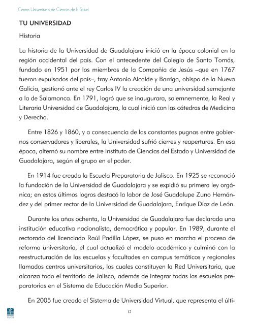 Licenciatura en PsicologÃ­a - Centro Universitario de Ciencias de la ...