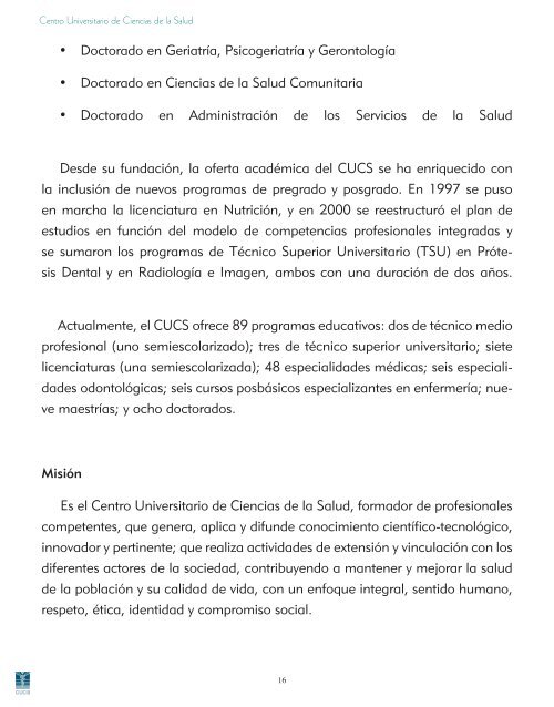 Licenciatura en PsicologÃ­a - Centro Universitario de Ciencias de la ...