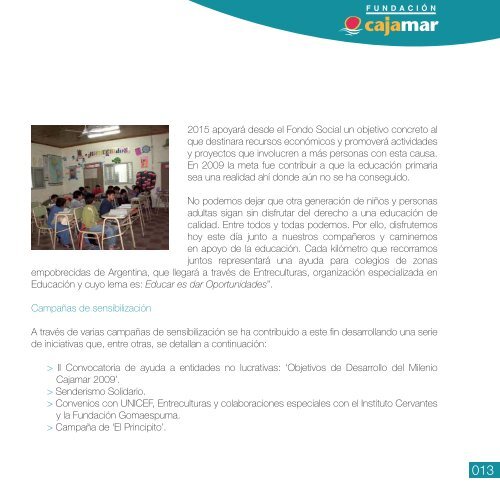Memoria 2009 (PDF 1,25 MB.) - FundaciÃ³n Cajamar