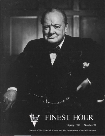 ' . FINEST HOUR - Winston Churchill