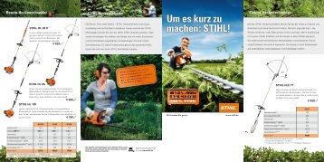 Um es kurz zu machen: STIHL! - Gangolf