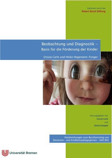 Beobachtung und Diagnostik  - Lehreinheit Frühpädagogik ...